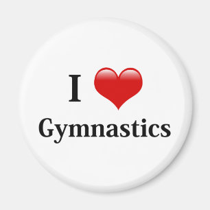 I Love Gymnastics Magneet