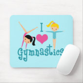 I Love Gymnastics Muismat (Met muis)