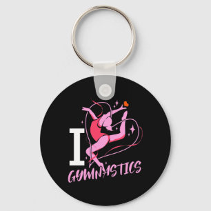 I Love Gymnastics Sleutelhanger
