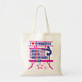 I Love Gymnastics Tote Bag (Voorkant)