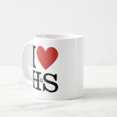 I ❤️ Love H&S - Santé & Sécurité MUG (Devant gauche)