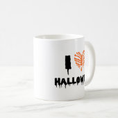 I Love Halloween Coffee Mok (Voorkant rechts)
