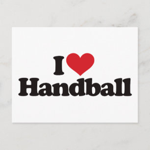 I Love Handball Briefkaart