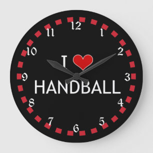 I Love Handball, populair design Grote Klok