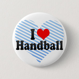 I Love Handball Ronde Button 5,7 Cm