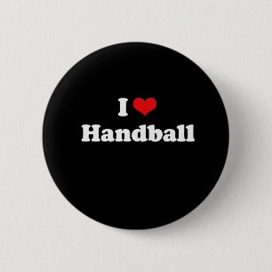 I Love Handball Tshirt Ronde Button 5,7 Cm