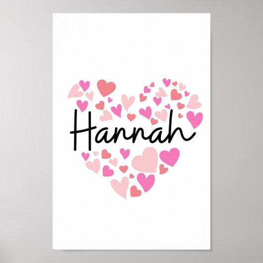 I love Hannah Poster (Voorkant)