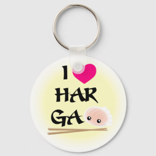I Love Har Gao (garnalendumpling) Sleutelhanger
