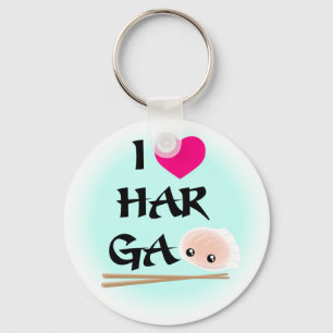 I Love Har Gao (garnalendumpling) Sleutelhanger
