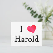 I Love Harold Briefkaart (Staand voorkant)