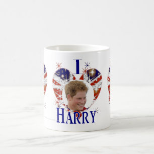 I Love Harry hearts UK flag Koffiemok