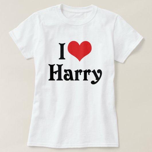 I Love Harry T-shirt (Design voorkant)