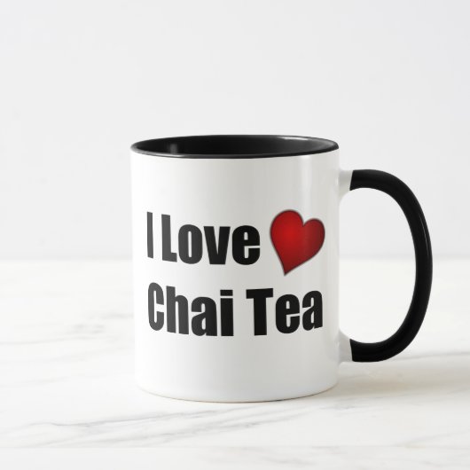 I Love (hart) Chai Tea -  Tea Mok (Rechts)