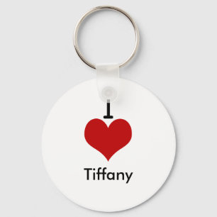 I Love (hart) Tiffany Sleutelhanger