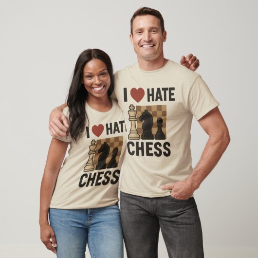 I Love-Hate Chess T-shirt (Unisex)