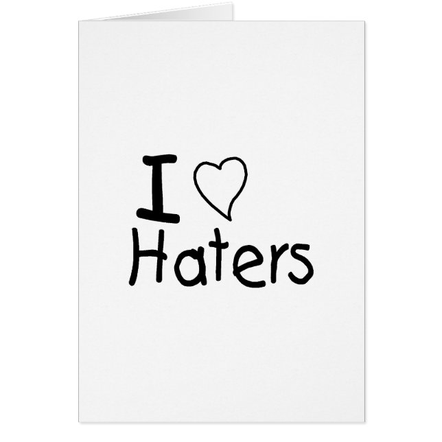 I Love Haters (Voorkant)