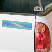 I Love Haters Bumpersticker (Op Truck)