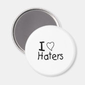 I Love Haters Magneet (Voorkant / Achterkant)