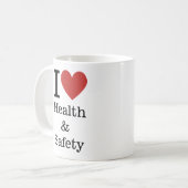 I ❤️ Love Health & Safety MUG (Devant gauche)