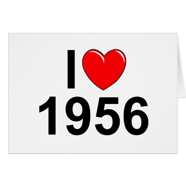 I Love (Heart) 1956 (Voorkant Horizontaal)