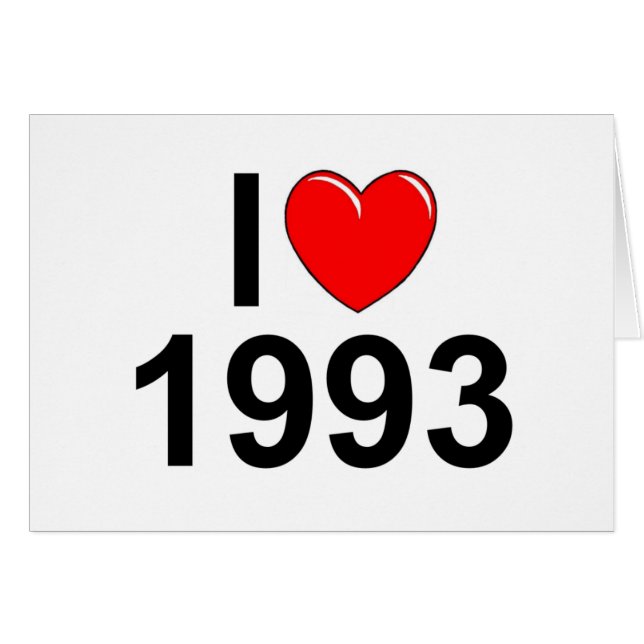I Love (Heart) 1993 (Voorkant Horizontaal)
