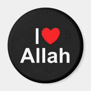 I Love (Heart) Allah Magneet