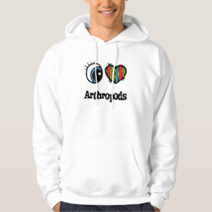 I Love (Heart) Arthropods Hoodie