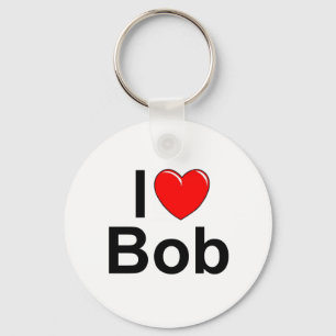 I Love (Heart) Bob Sleutelhanger