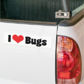 I Love Heart Bugs - Insects Entomologist Bumpersticker (Op Truck)