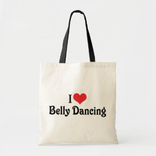 I Love Heart Buikdansen Tote Bag