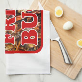 I Love (Heart) Fried Bugs / Eetable Insects Theedoek (Quarter Fold)