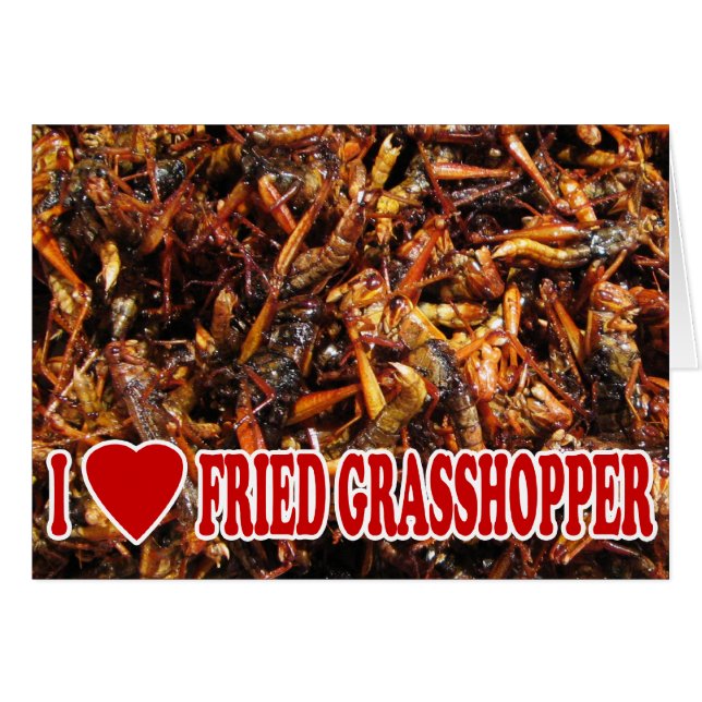 I Love (Heart) Fried Grasshopper (Devant horizontal)