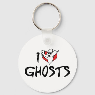 I Love Heart Ghosts - Supernatural Ghost Hunting Sleutelhanger