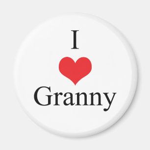 I Love (Heart) Granny Magneet