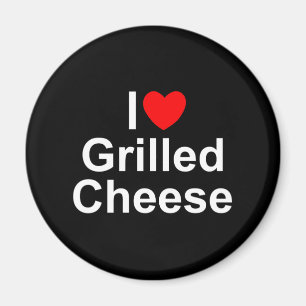 I Love (Heart) Grilled Cheese Magneet