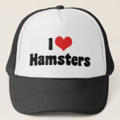 I Love Heart Hamsters Trucker Pet (Voorkant)