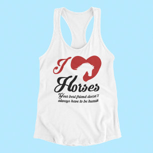 I Love/Heart Horses Tanktop