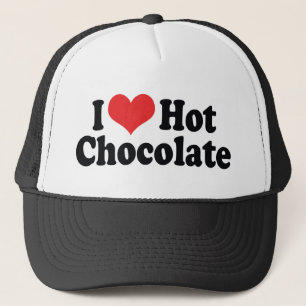 I Love Heart Hot Chocolate - Heet Cacaoliefhebbers Trucker Pet