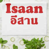 I Love (Heart) Isaan Theedoek (Gevouwen)