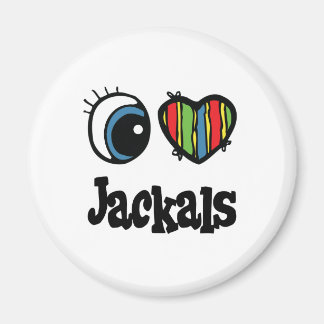 I Love (Heart) Jackals Magneet