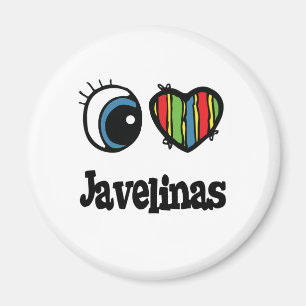 I Love (Heart) Javelinas Magneet