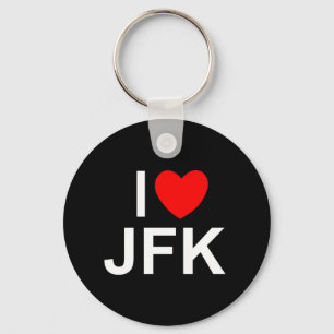 I Love (Heart) JFK Sleutelhanger
