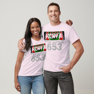 I Love Heart Kenya: dynamische vlagkunst T-shirt