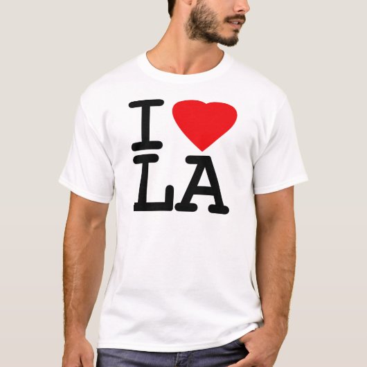 I Love Heart LA T-shirt (Voorkant)