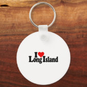 I Love Heart Long Island beroemd gemaakt door 1 Sleutelhanger (Voorkant)