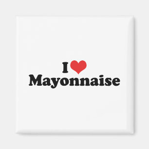 I Love Heart Mayo - Mayonnaise Lover Magneet