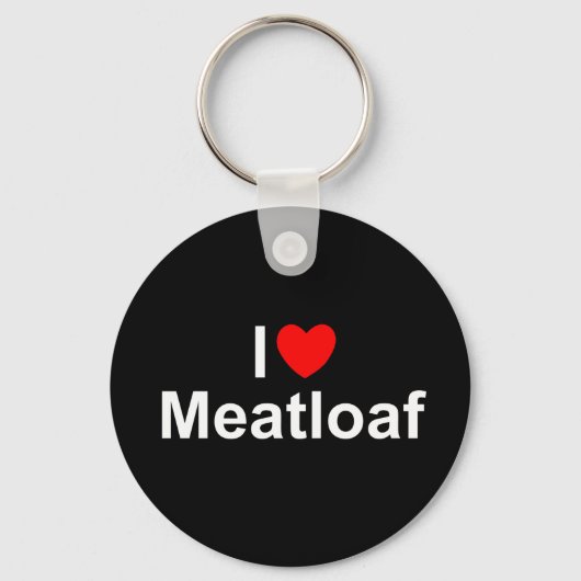 I Love (Heart) Meatloaf Sleutelhanger (Voorkant)