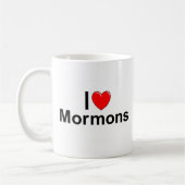 I Love (Heart) Mormons Koffiemok (Links)