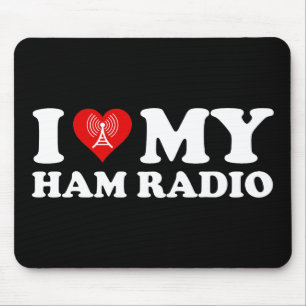 I Love (Heart) My Ham Radio Muismat