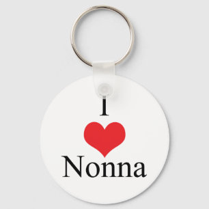 I Love (Heart) Nonna Sleutelhanger